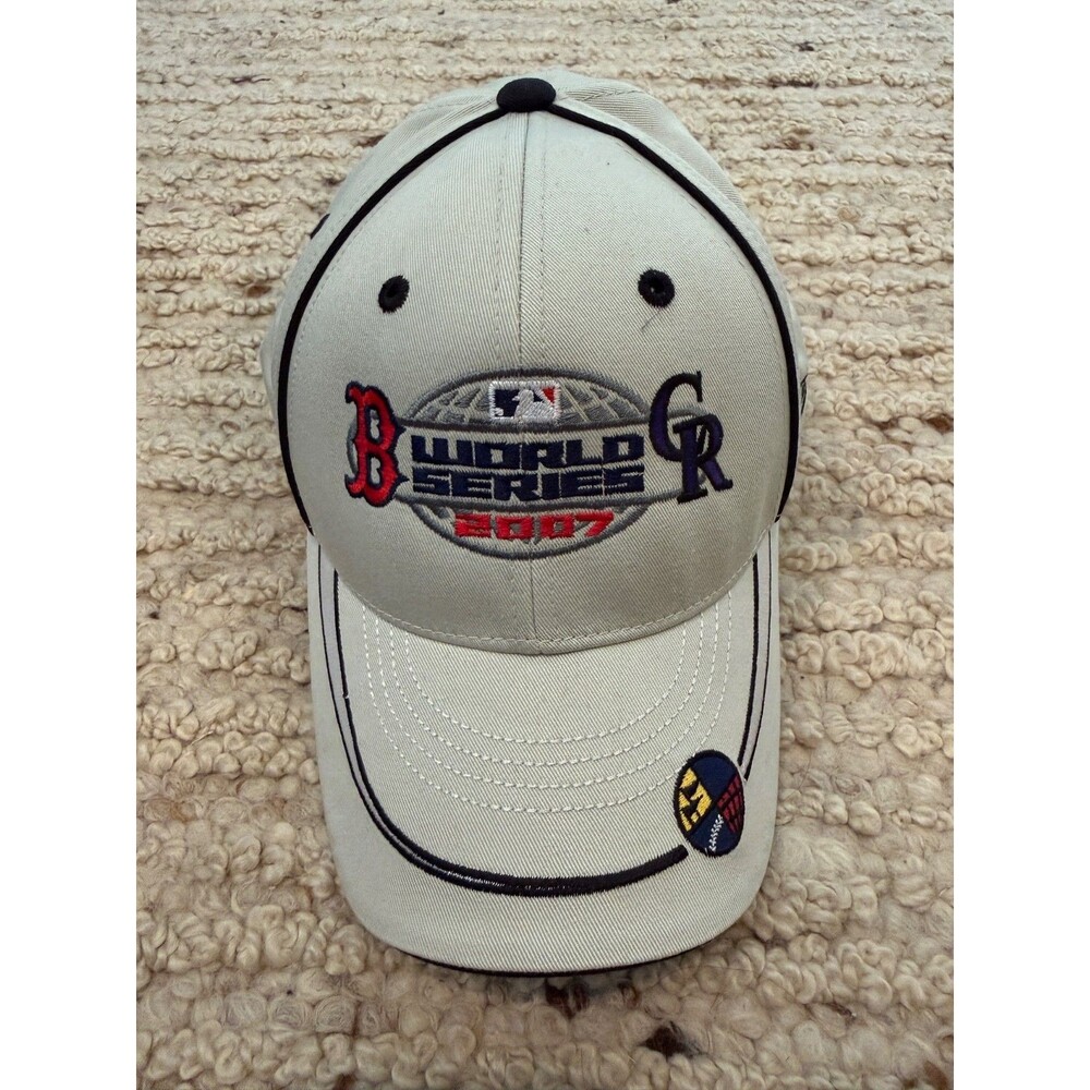 2007 World Series Boston Red Sox Colorado Rockies New Era Adjustable Hat Cap